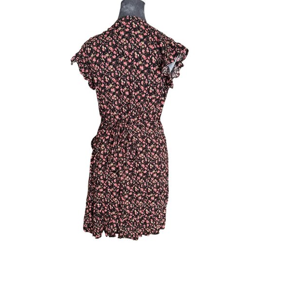 Lulus Womens Floral Wrap Dress Size S - Picture 5 of 7